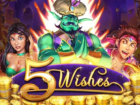 5 Wishes online game logo by Pragmatic Play on betico-canada.com